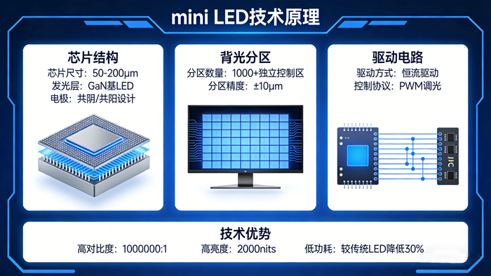 mini LED的技术原理是什么？